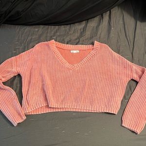 Pink cropped sweater from Aeropostale . So soft and flattering.